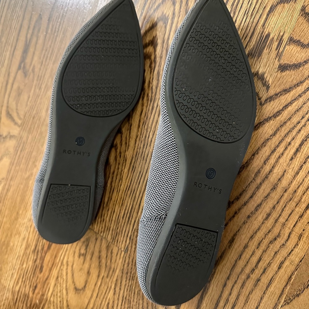 Rothy’s The Point Cloud Grey Birdseye 11.5 (fits 11) - Picture 3 of 4